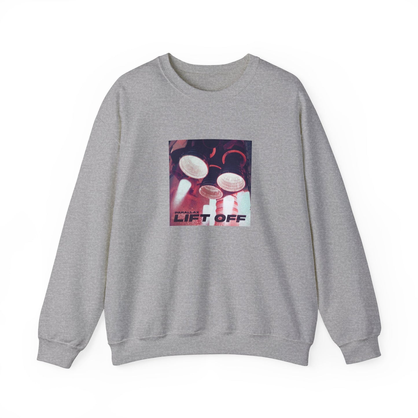 Lift Off Crewneck Sweatshirt (Grey / Black)